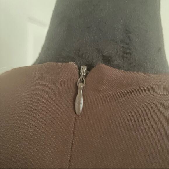 Ralph Lauren Chain-Trim Cutout Jersey Dress Women size 4 - Picture 9 of 11